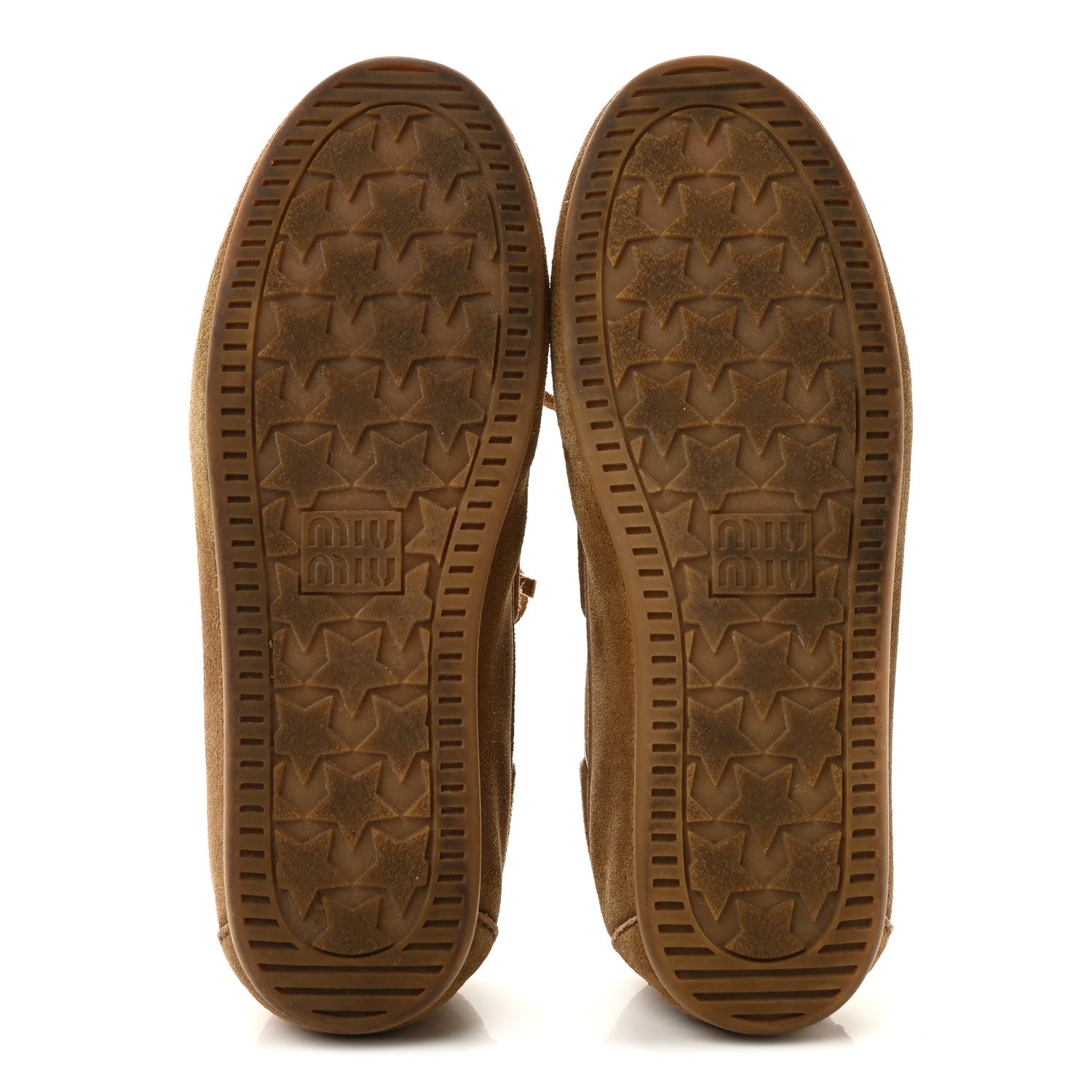 Miu Miu Faded Suede Deck Loafers 36.5 Cinnamon 6 of 9