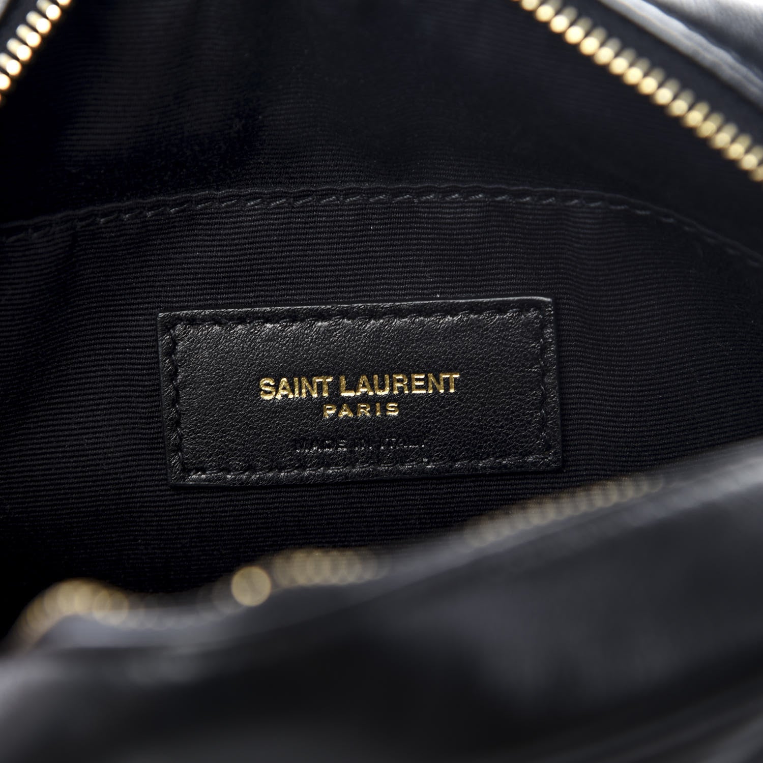 Saint Laurent Calfskin Matelasse Monogram Lou Belt Bag Black 5 of 8