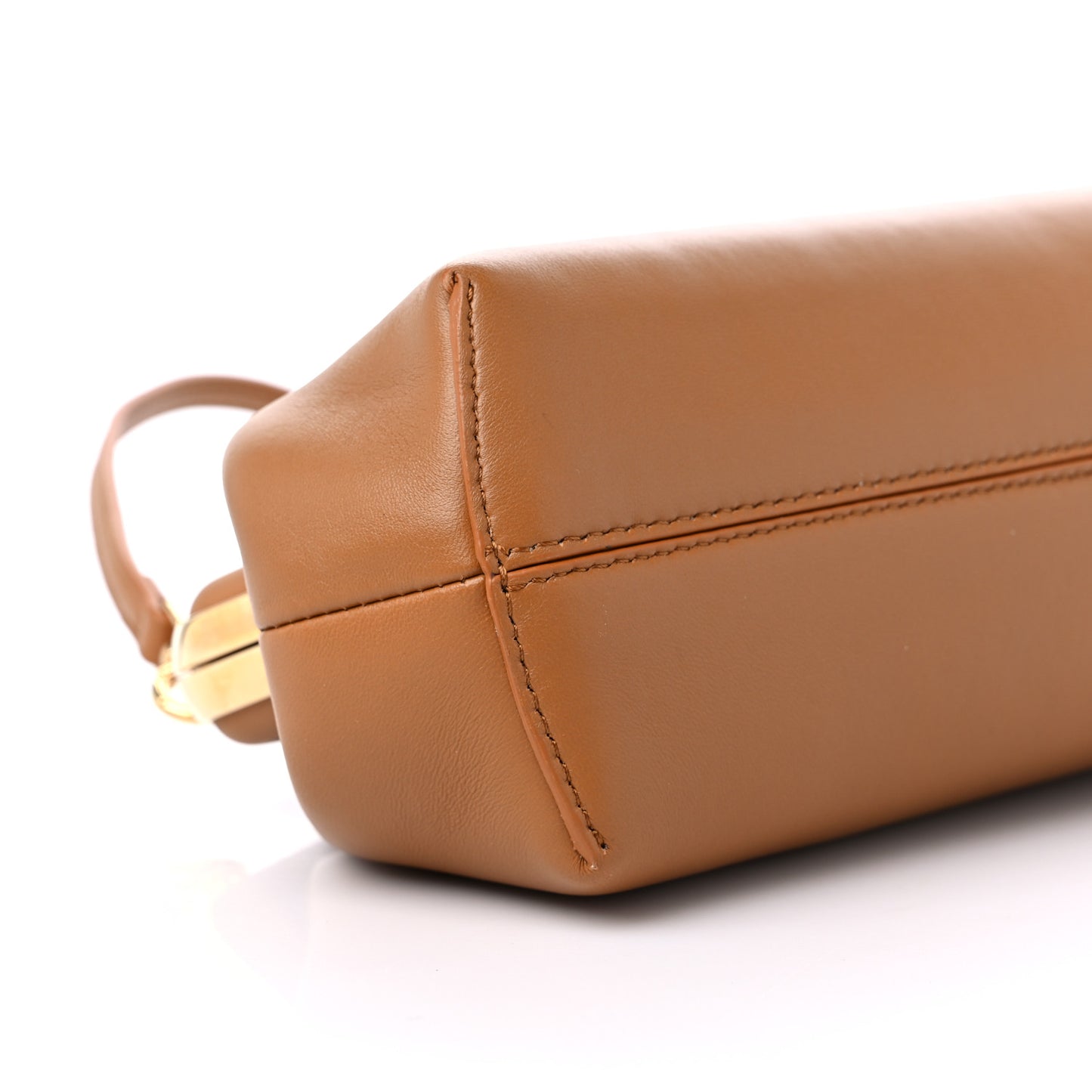 Shiny Nappa Small Fendi First Caramello