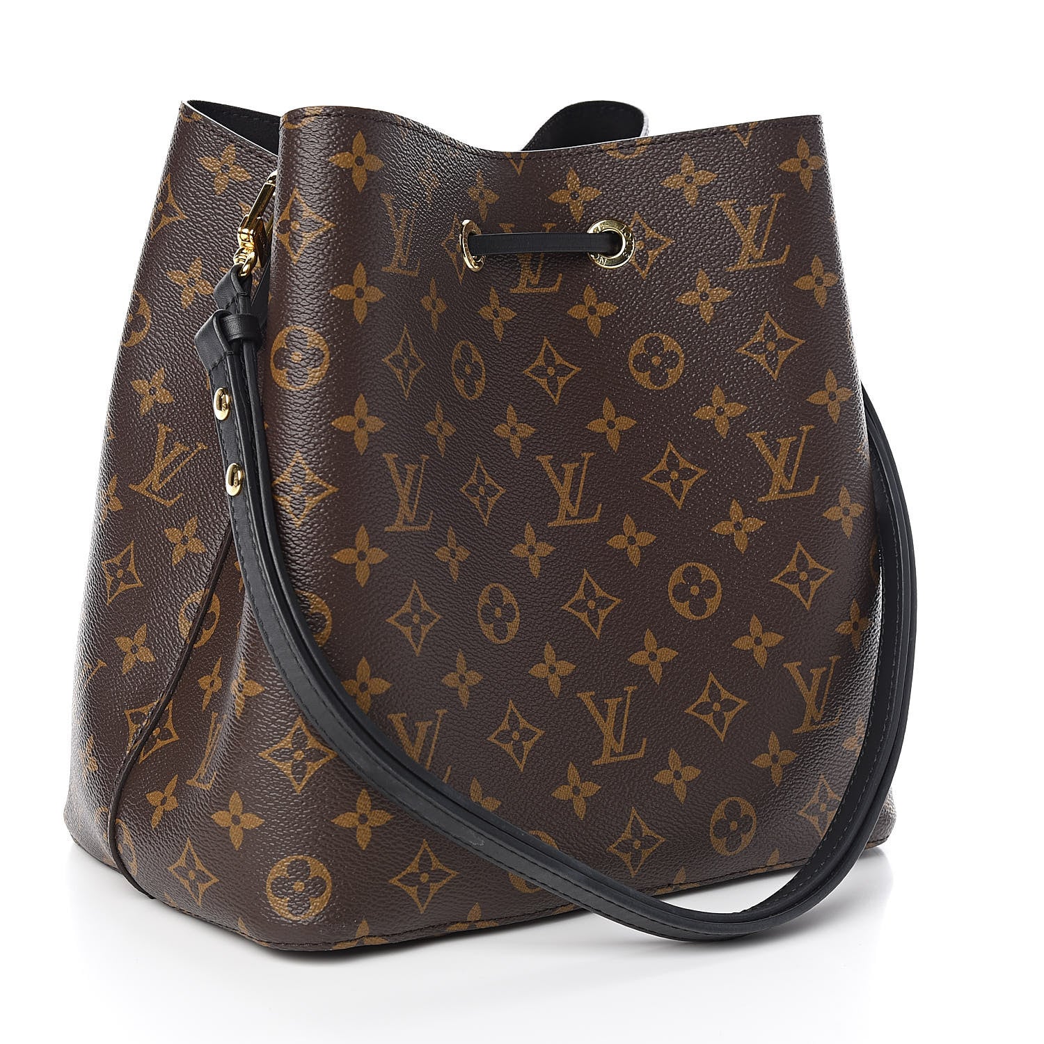 Louis Vuitton Monogram Neonoe MM Black 3 of 10