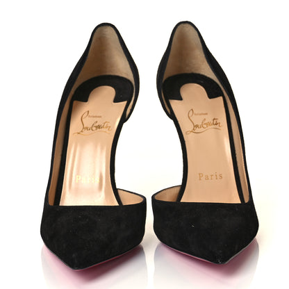 Christian Louboutin Veau Velours Iriza 100 Pumps 38.5 Black 2 of 9