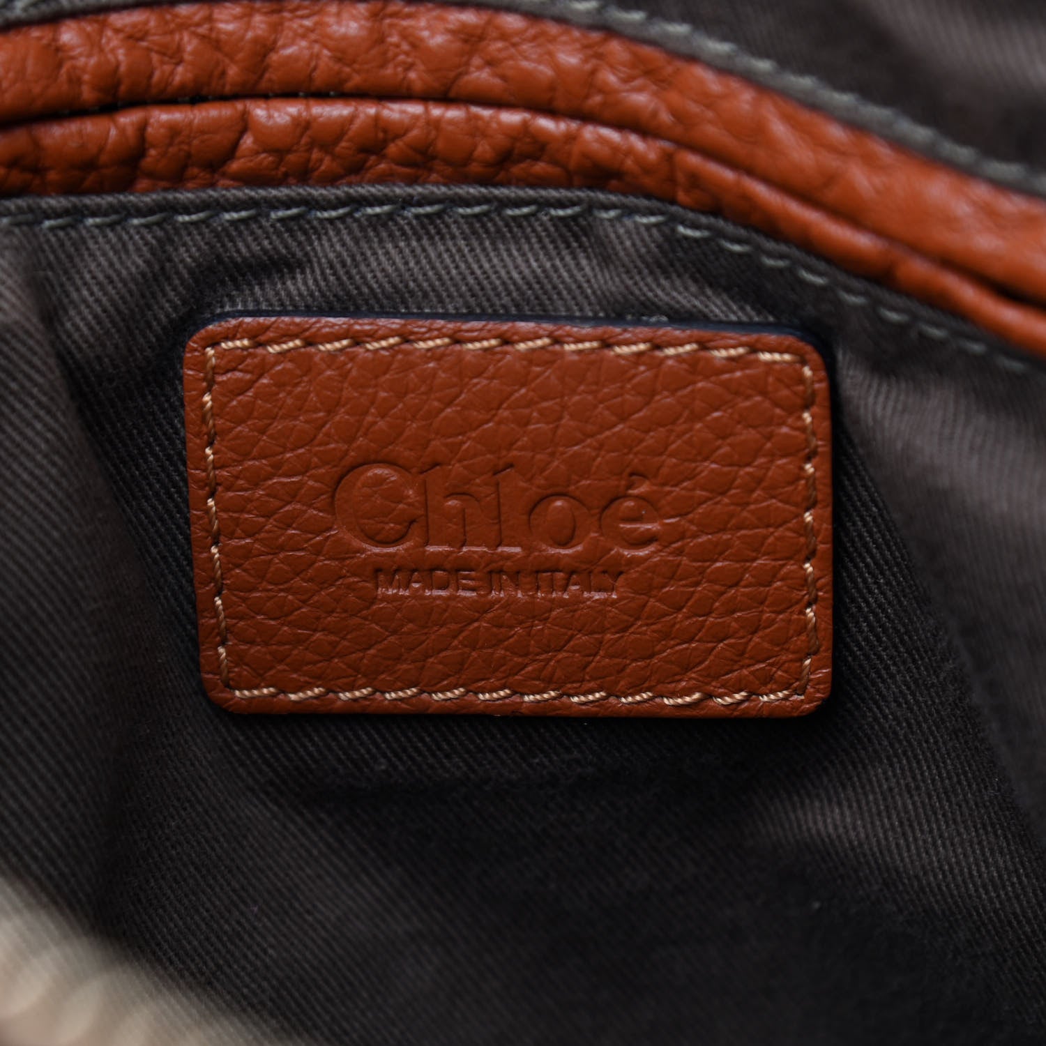 Chloe Calfskin Medium Marcie Satchel Tan 6 of 11
