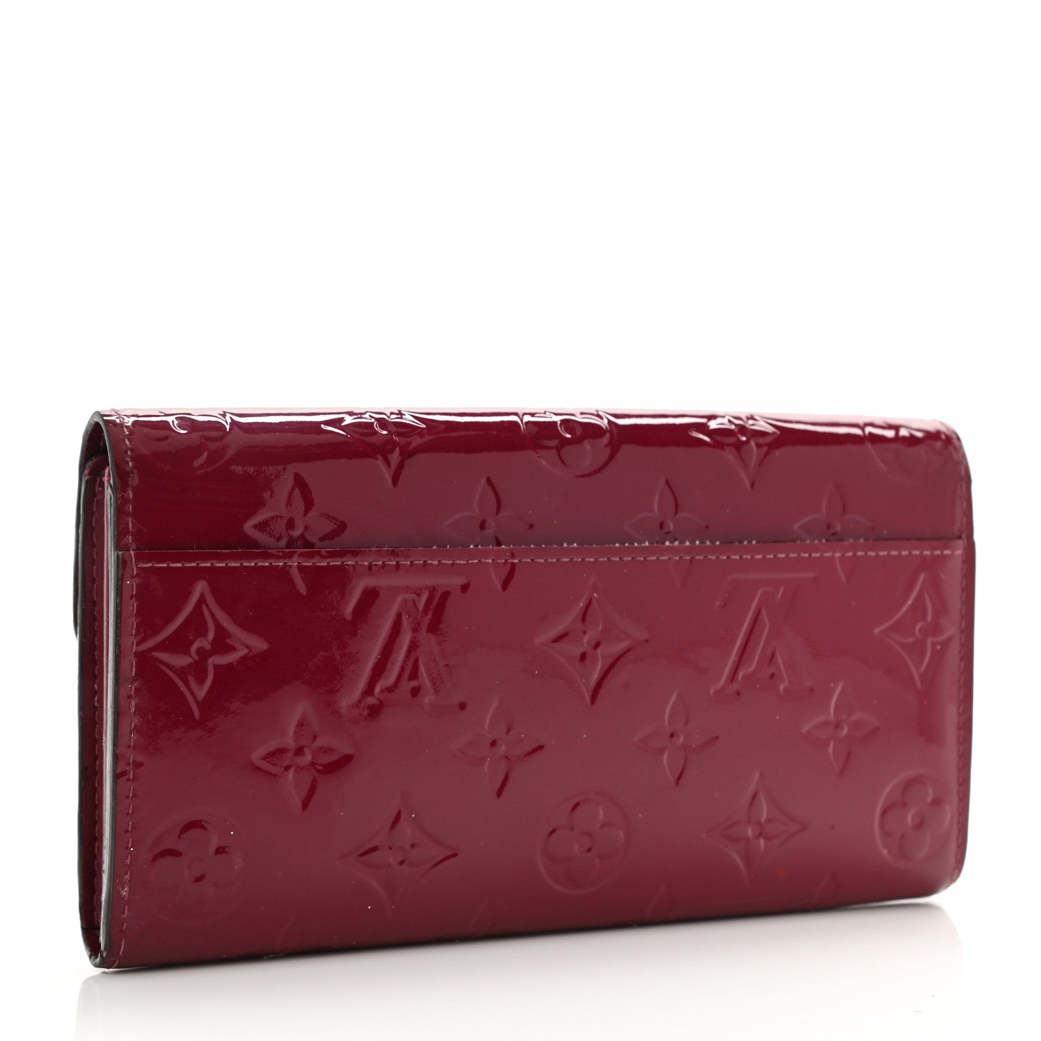 Louis Vuitton Vernis Sarah Wallet NM Magenta 3 of 6