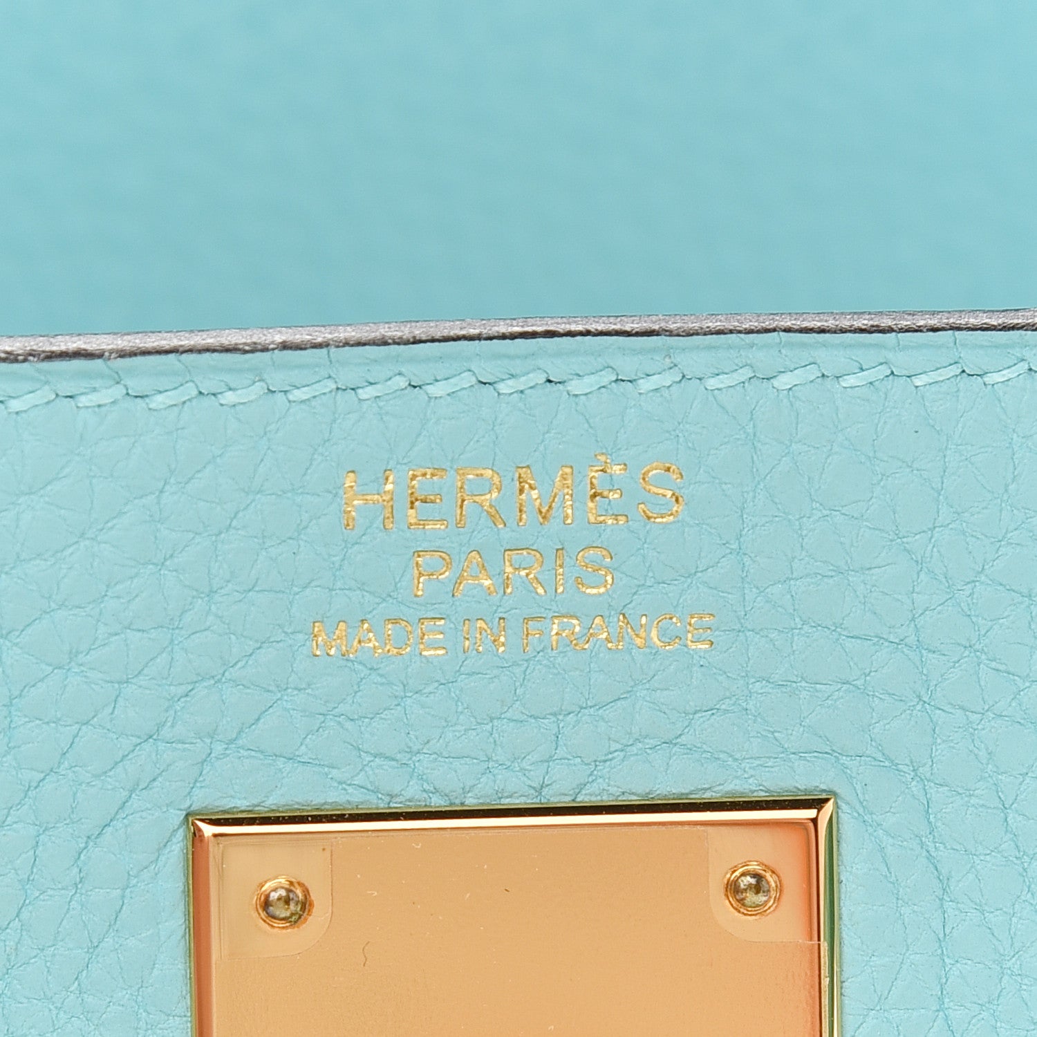 Hermes Togo Kelly Retourne 32 Bleu Atoll 19 of 40