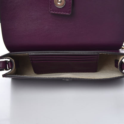 Chloe Suede Calfskin Mini Faye Shoulder Bag Intense Violine 5 of 9