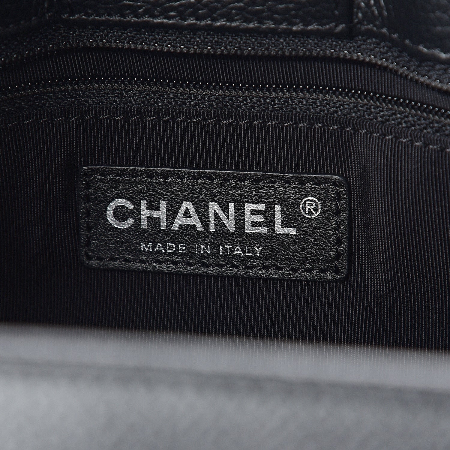 Chanel Calfskin Cerf Shopper Tote Black 5 of 7