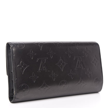Louis Vuitton Mat Monogram Porte Tresor International Black 3 of 12