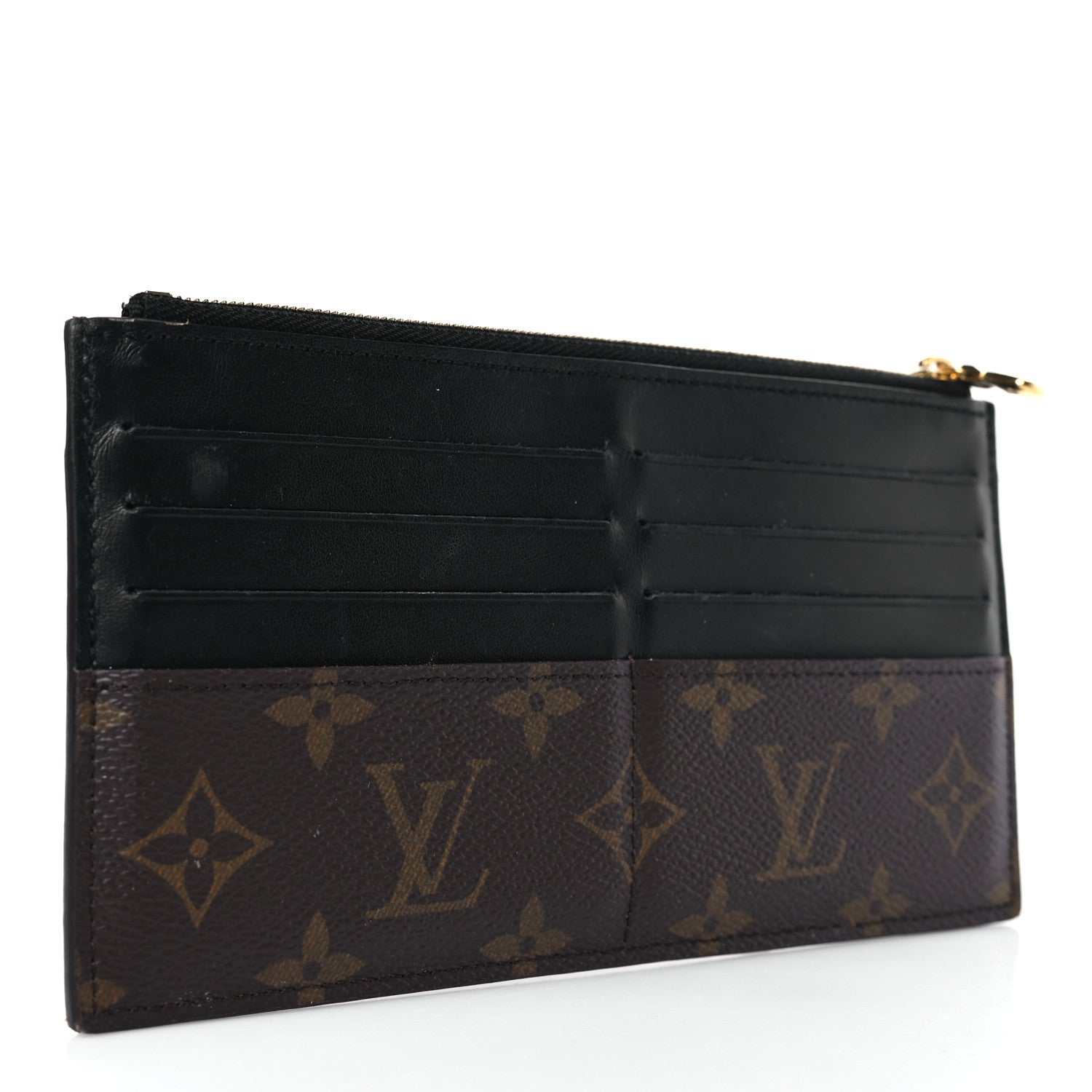 Louis Vuitton Monogram Slim Purse Black 3 of 6