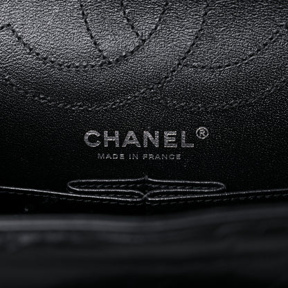 Chanel Aged Calfskin Chevron Quilted 2.55 Reissue 226 So Black 6 of 12