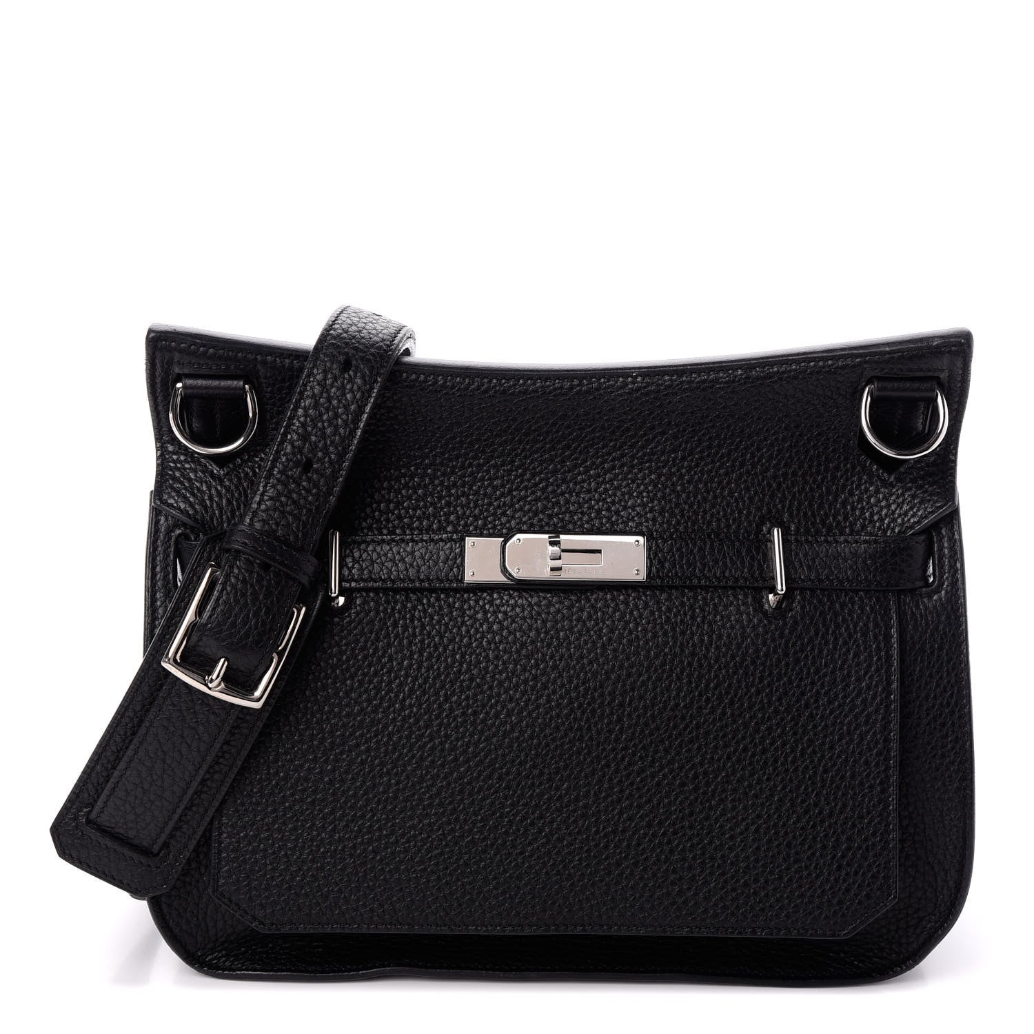 Hermes Taurillon Clemence Jypsiere 28 Black 1 of 10