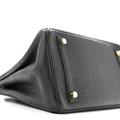 Hermes Togo Birkin 25 Black 9 of 15
