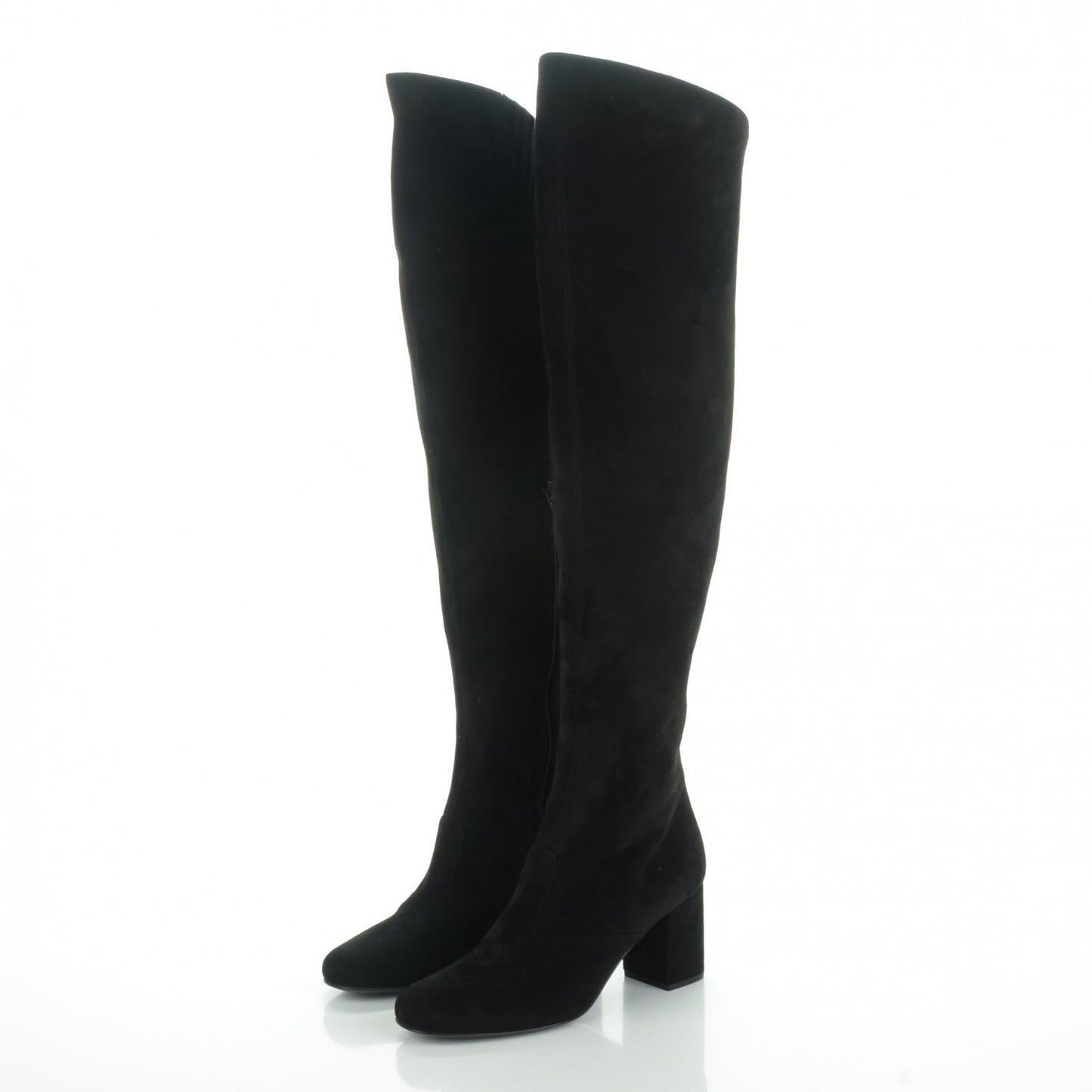 Suede Babies Over The Knee Boots 37.5 Black
