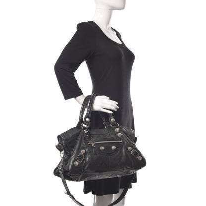 Balenciaga Agneau Giant 21 Silver Hardware Part Time Black 2 of 16