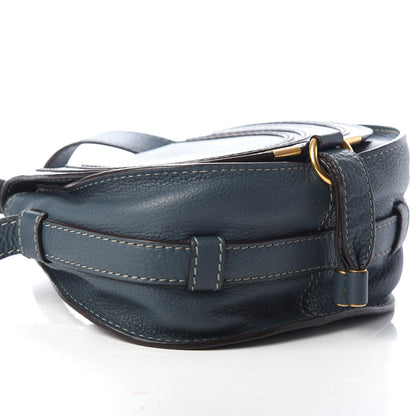 Chloe Calfskin Mini Marcie Round Crossbody Bag Teal 8 of 9