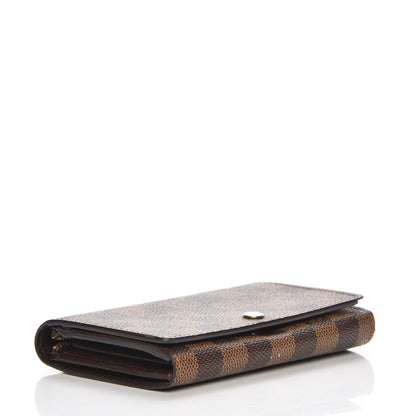 Louis Vuitton Damier Ebene Porte-Monnaie Tresor Wallet 4 of 8