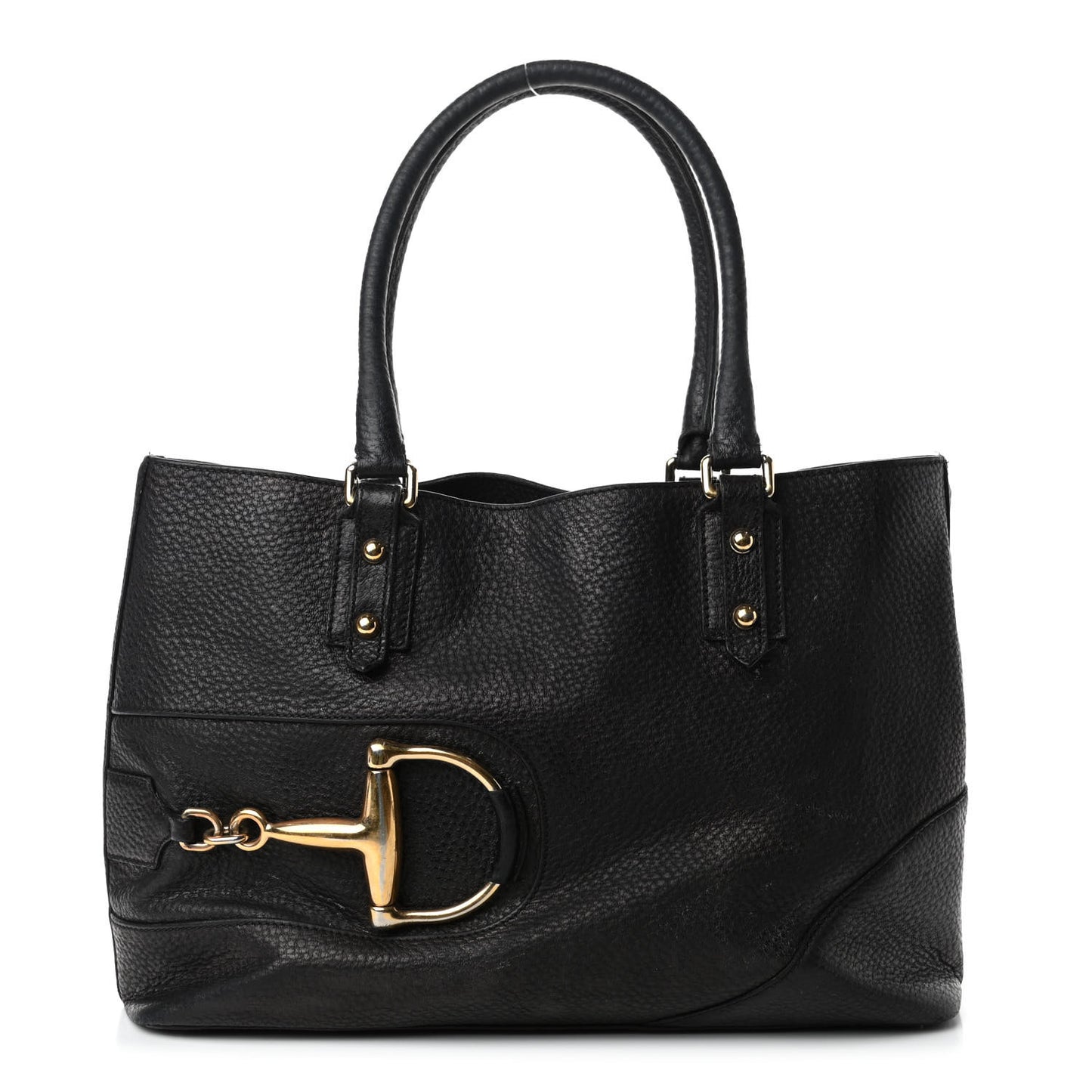 Calfskin Medium Hasler Tote Black