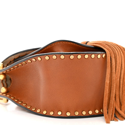 Chloe Calfskin Braided Mini Hudson Shoulder Bag Caramel 9 of 10