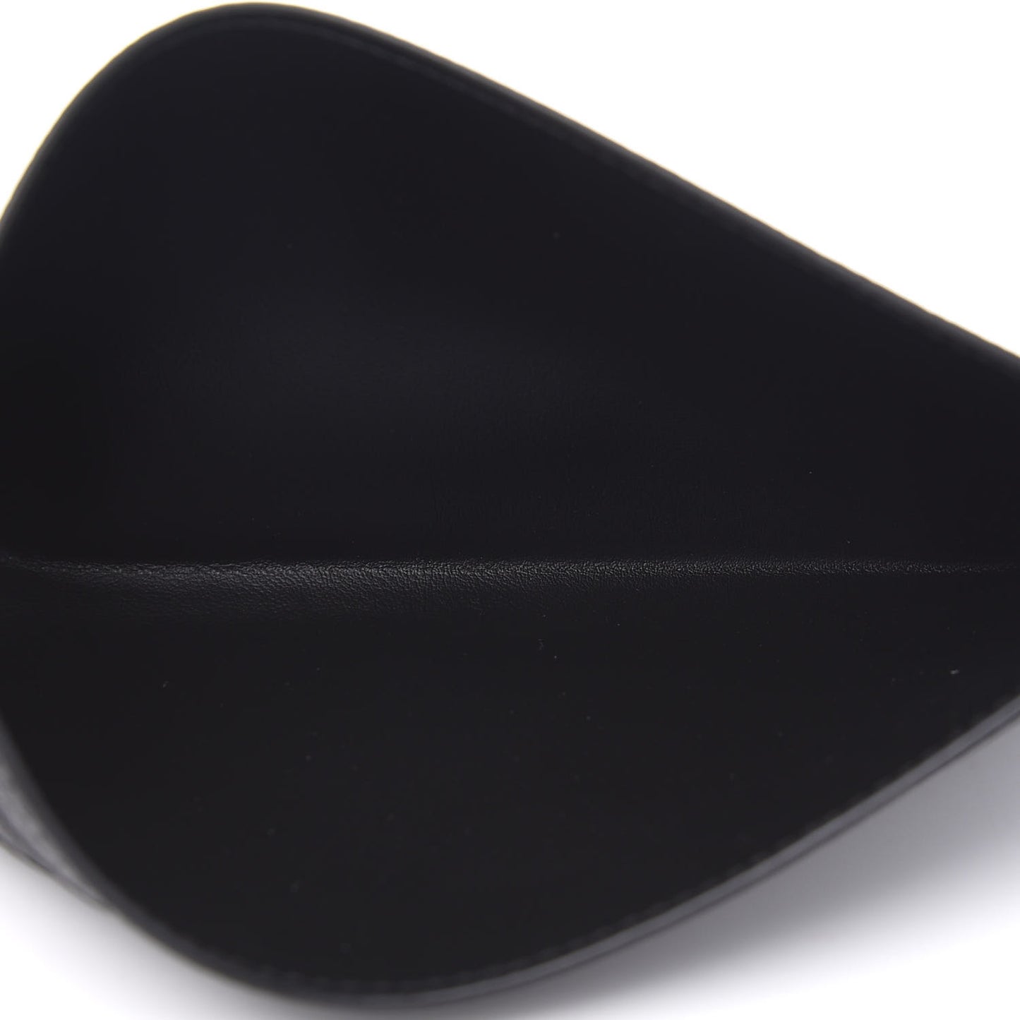 Calfskin Felicie Chain Wallet Card Holder Insert Black