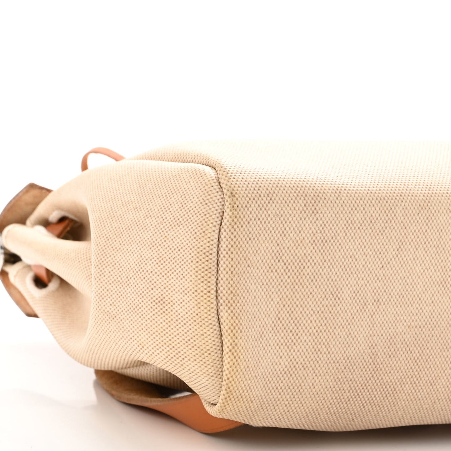 Toile Vache Calfskin Herbag 30 PM Backpack Natural