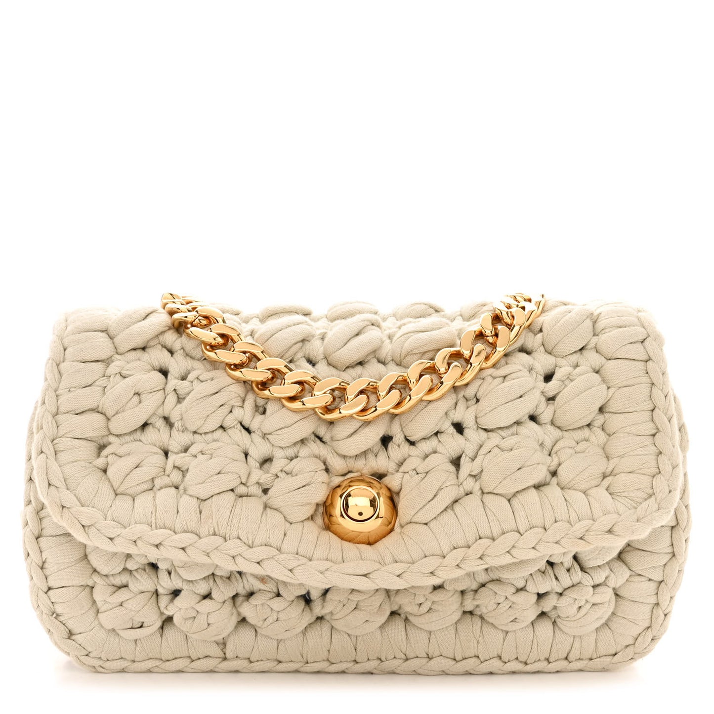 Jersey Crochet Shoulder Bag Plaster