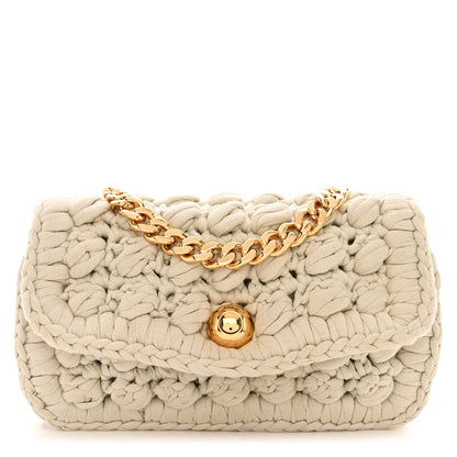 Bottega Veneta Jersey Crochet Shoulder Bag Plaster 1 of 10