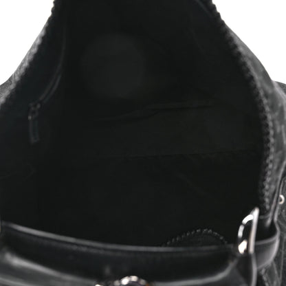 Gucci Monogram Large Horsebit Chain Hobo Black 5 of 9