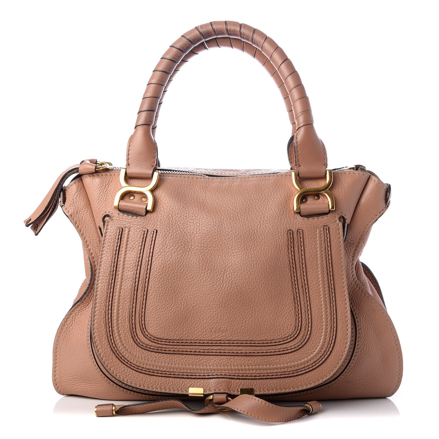 Chloe Calfskin Medium Marcie Satchel Nude 1 of 10
