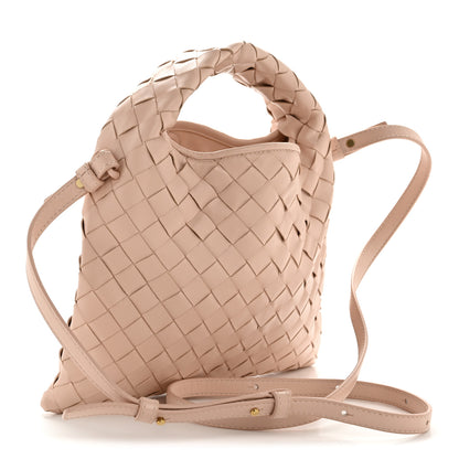 Bottega Veneta Calfskin Intrecciato Mini Hop Lotus 3 of 9