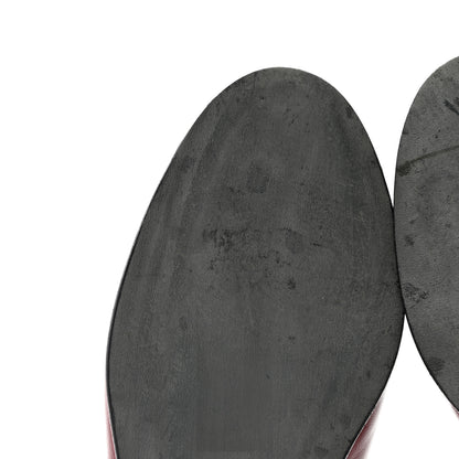 Chanel Lambskin CC Cap Toe Ballerina Flats 36 Red Black 10 of 12