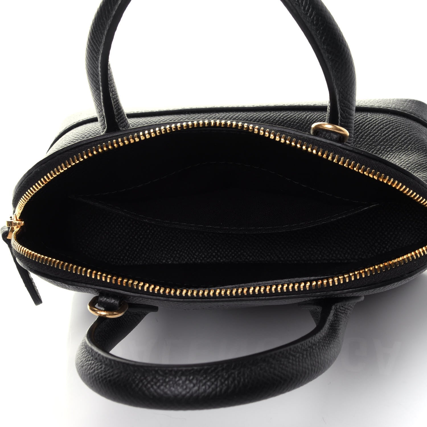 Balenciaga Grained Calfskin XXS Ville Top Handle Bag Black 3 of 4