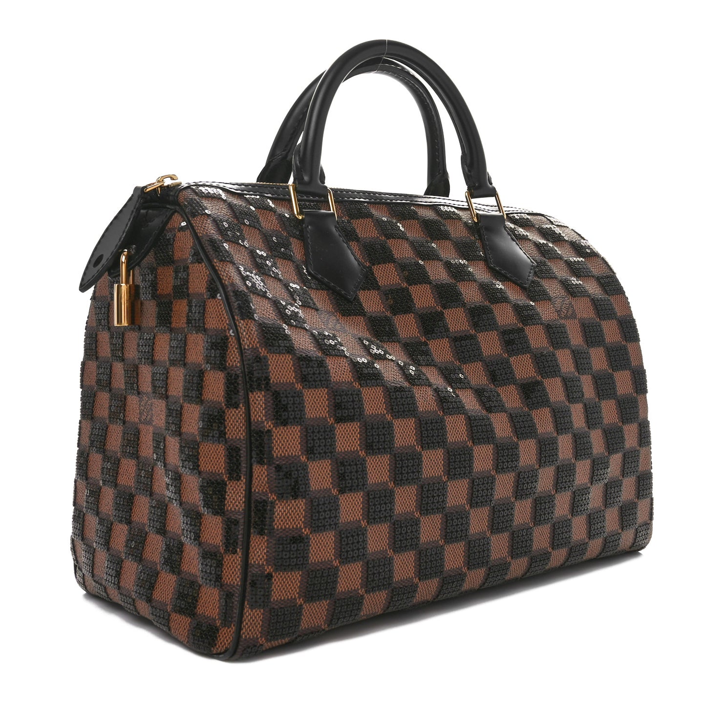 Damier Paillettes Speedy 30 Black