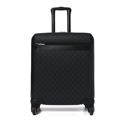 Gucci GG Supreme Monogram Calfskin Cabin Trolley Black 1 of 9