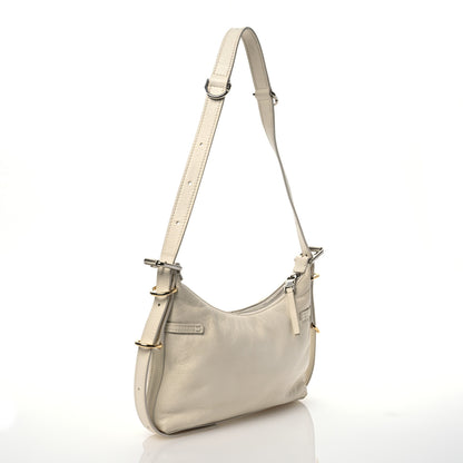 Givenchy Tumbled Calfskin Mini Voyou Boyfriend Party Bag White 3 of 11