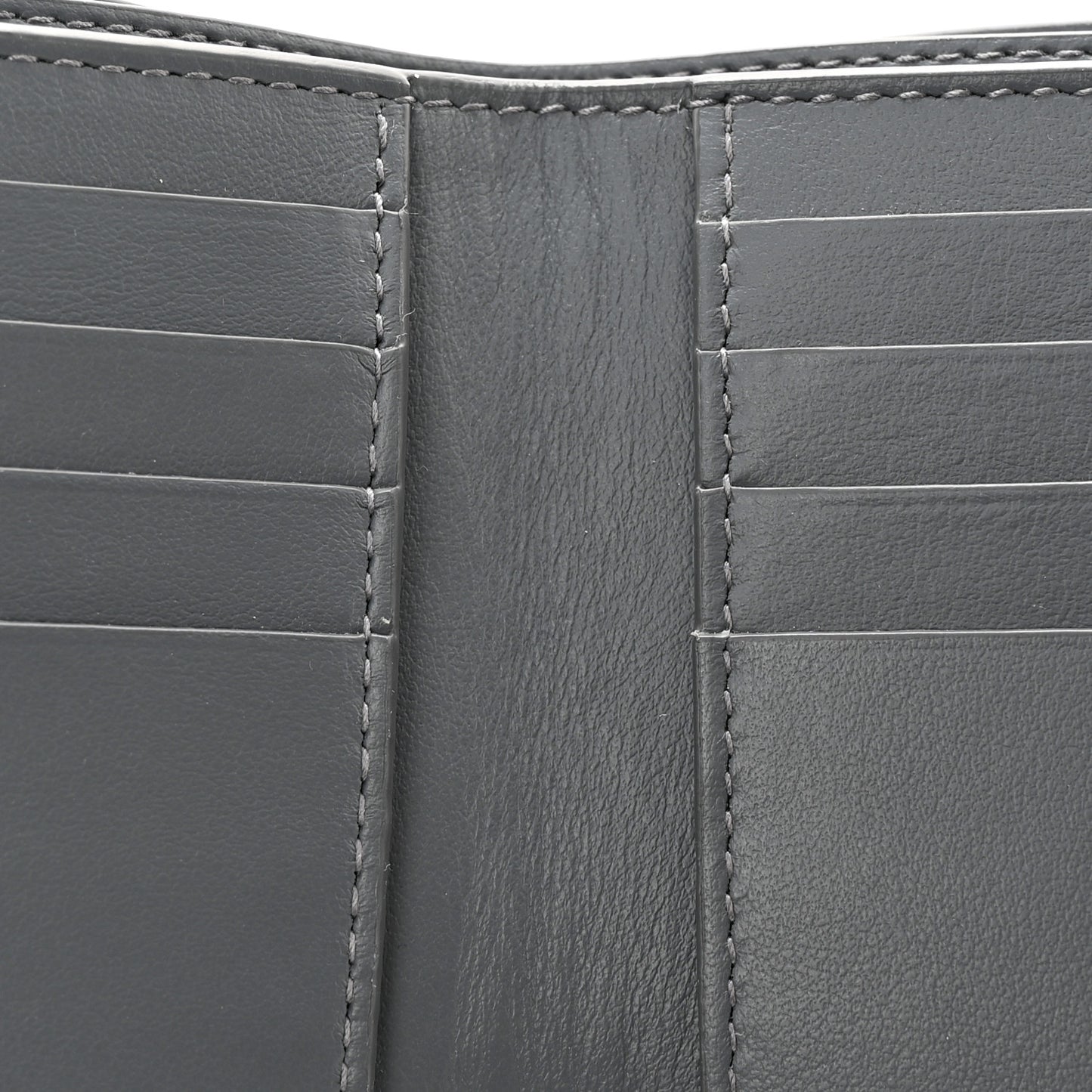 Nappa Maxi Intrecciato Bi-Fold Wallet Thunder