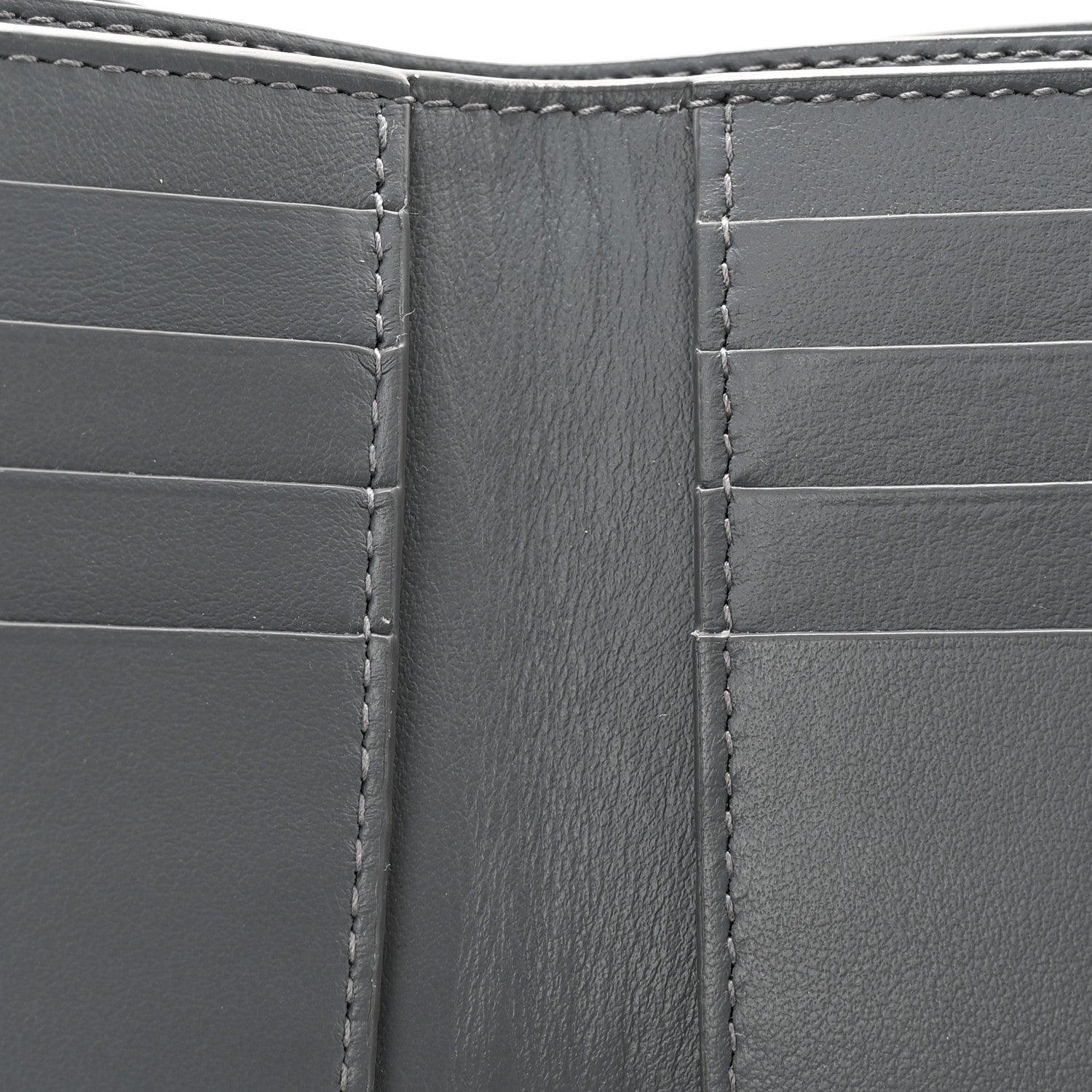Bottega Veneta Nappa Maxi Intrecciato Bi-Fold Wallet Thunder 8 of 10