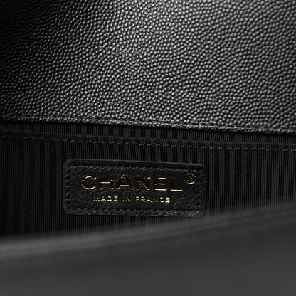 Chanel Caviar Quilted Medium Boy Flap Black 8 of 10