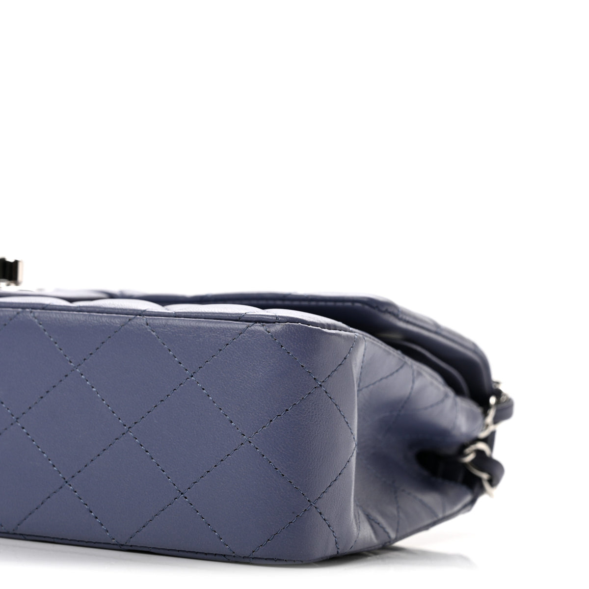 Chanel Lambskin Quilted Medium Double Flap Light Purple 10 of 13