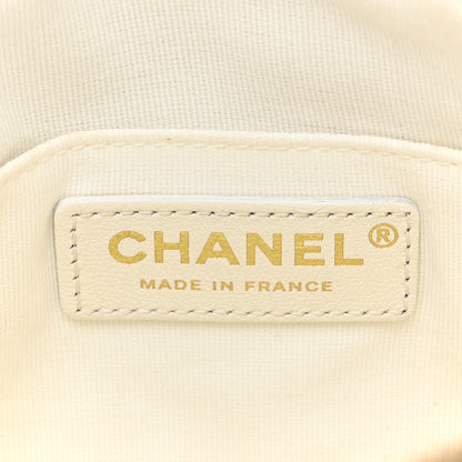 Chanel Calfskin Quilted Small Camera Case White 6 of 11