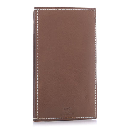 Hermes Epsom Barenia Evercolor Rooroo 3CC Card Holder Fauve Craie Amande Bleu De Malte 2 of 6