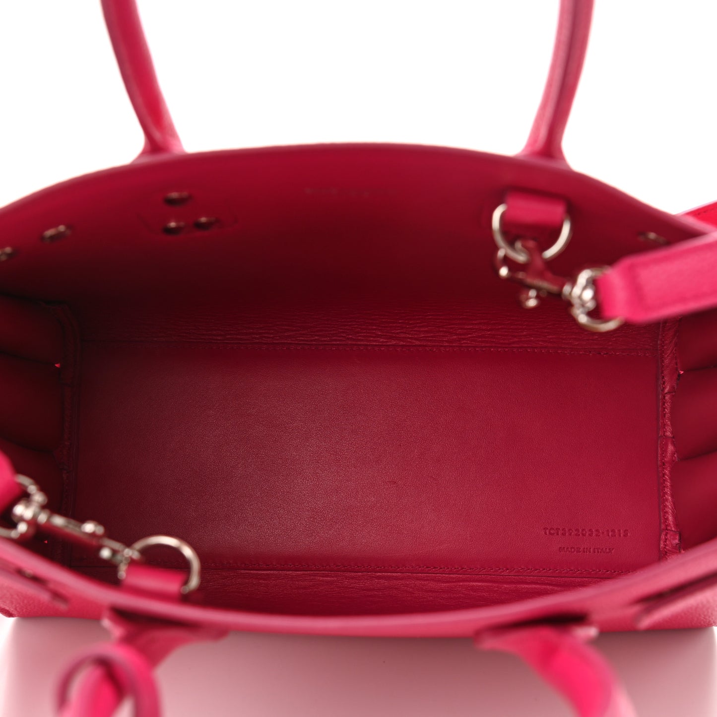 Grained Calfskin Baby Sac De Jour Lipstick Fuchsia