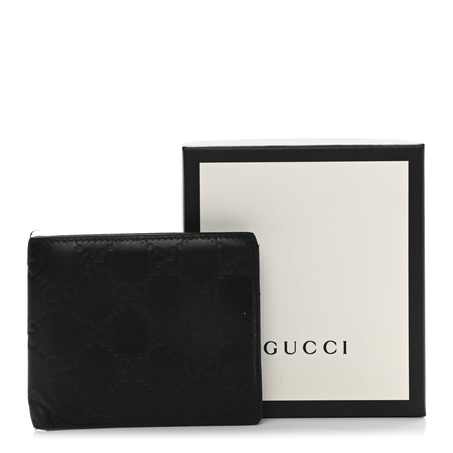 Guccissima Bi-Fold Wallet Black