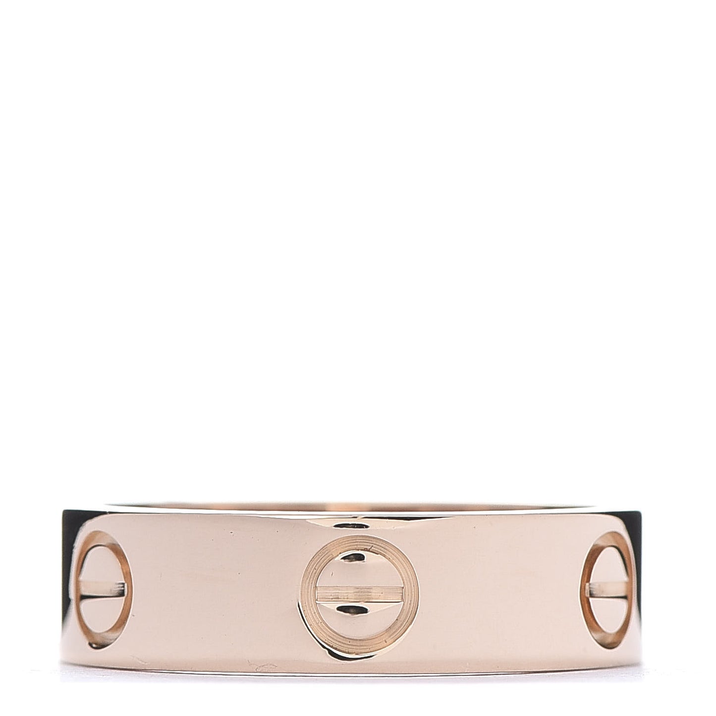 18K Pink Gold 5.5mm LOVE Ring 55 7.25
