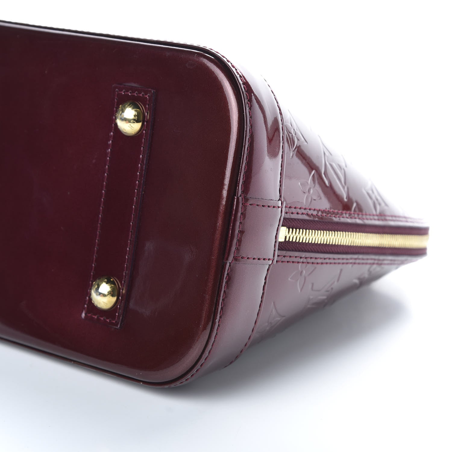 Louis Vuitton Vernis Alma PM Rouge Fauviste 8 of 9