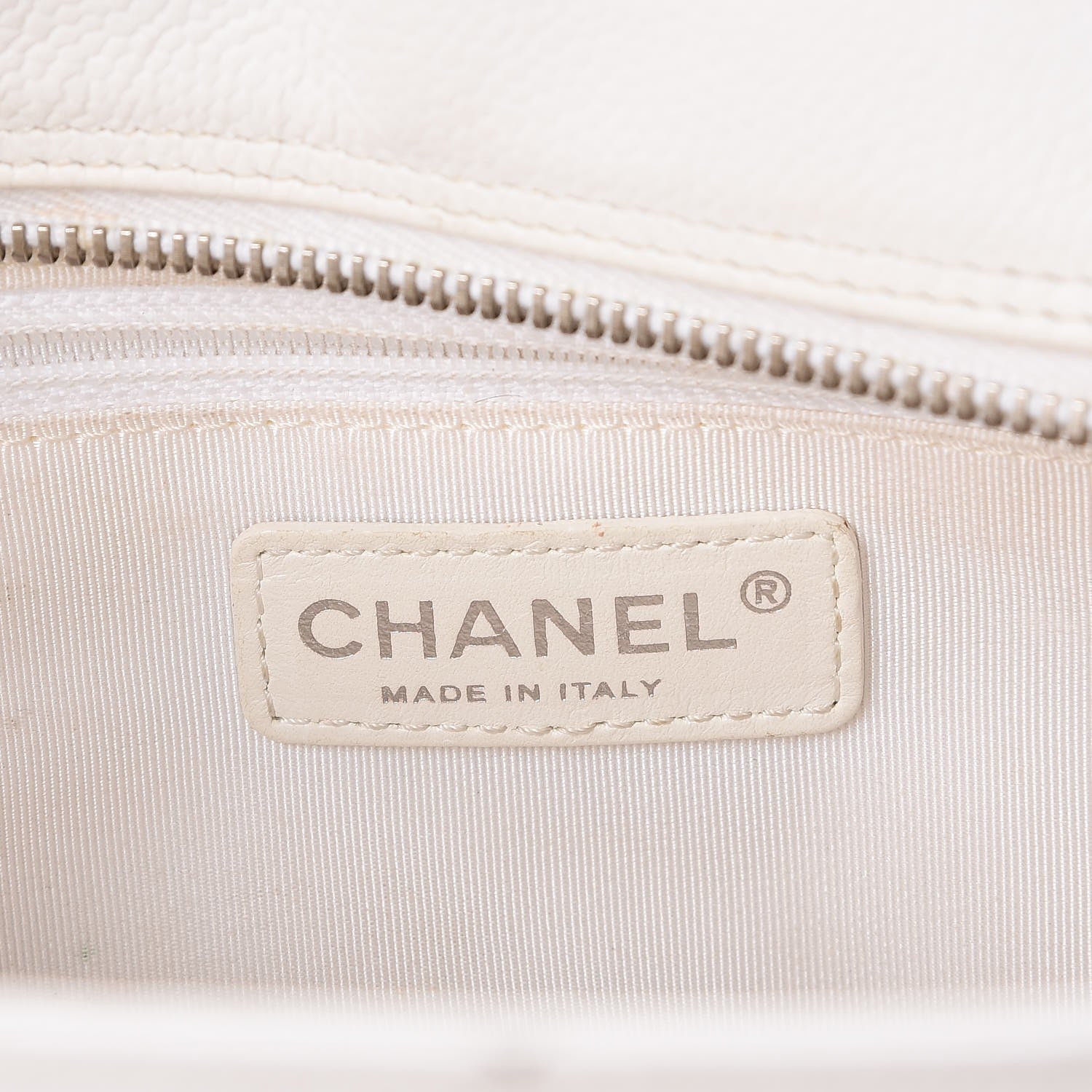 Chanel Caviar Quilted Petit Timeless Tote PTT White 6 of 15