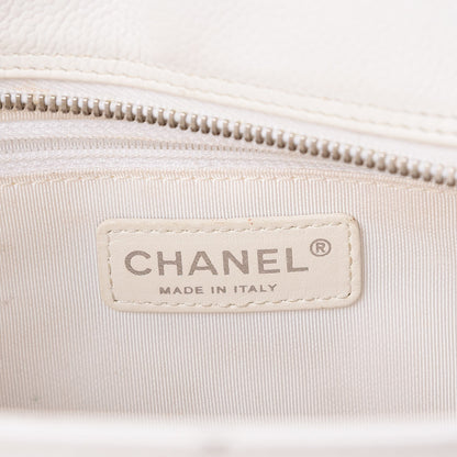 Chanel Caviar Quilted Petit Timeless Tote PTT White 6 of 15