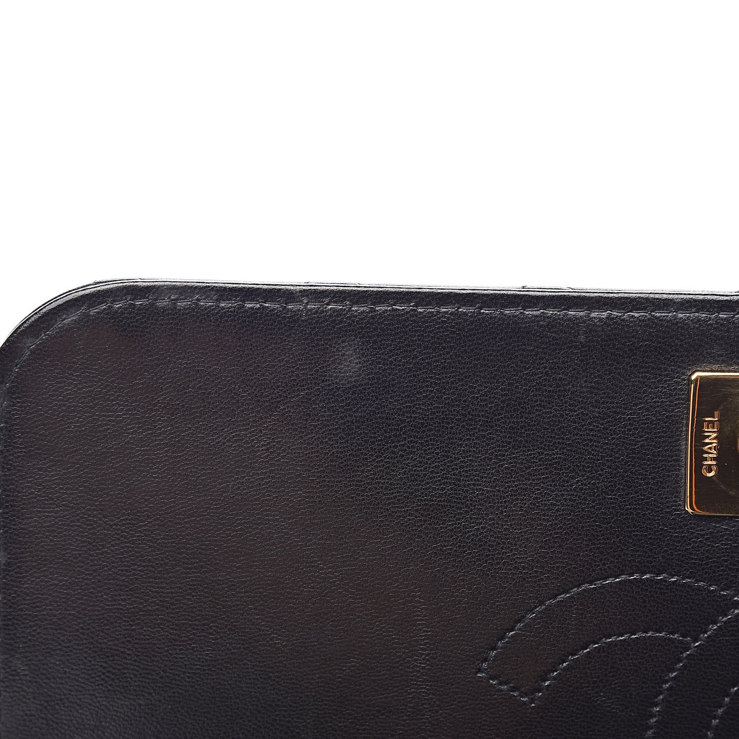 Lambskin Quilted Small Single Flap Black