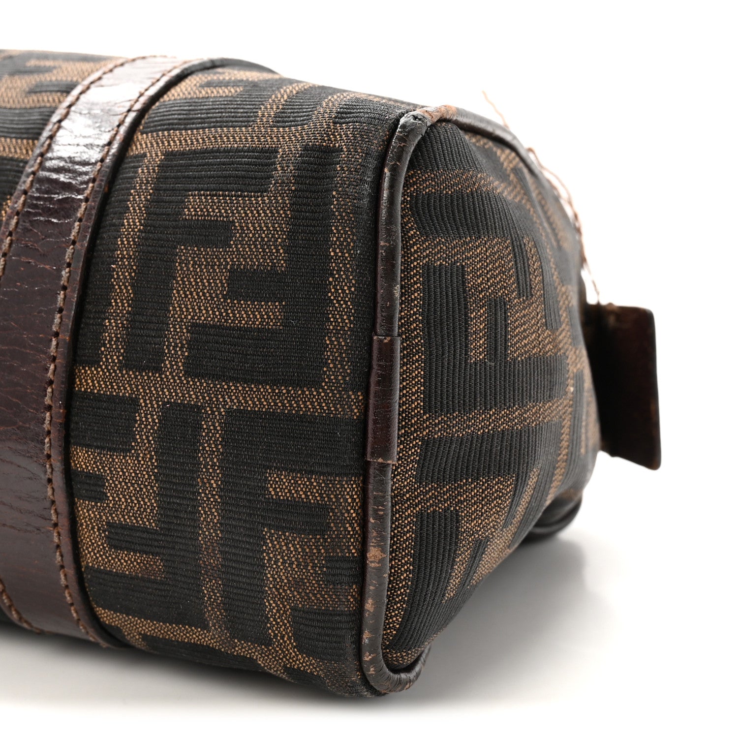 Fendi Zucca Mini Boston Satchel Tobacco 9 of 9