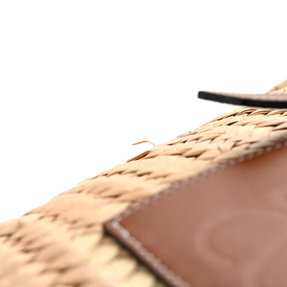 Loewe Raffia Basket Tote Bag Natural Tan 9 of 10