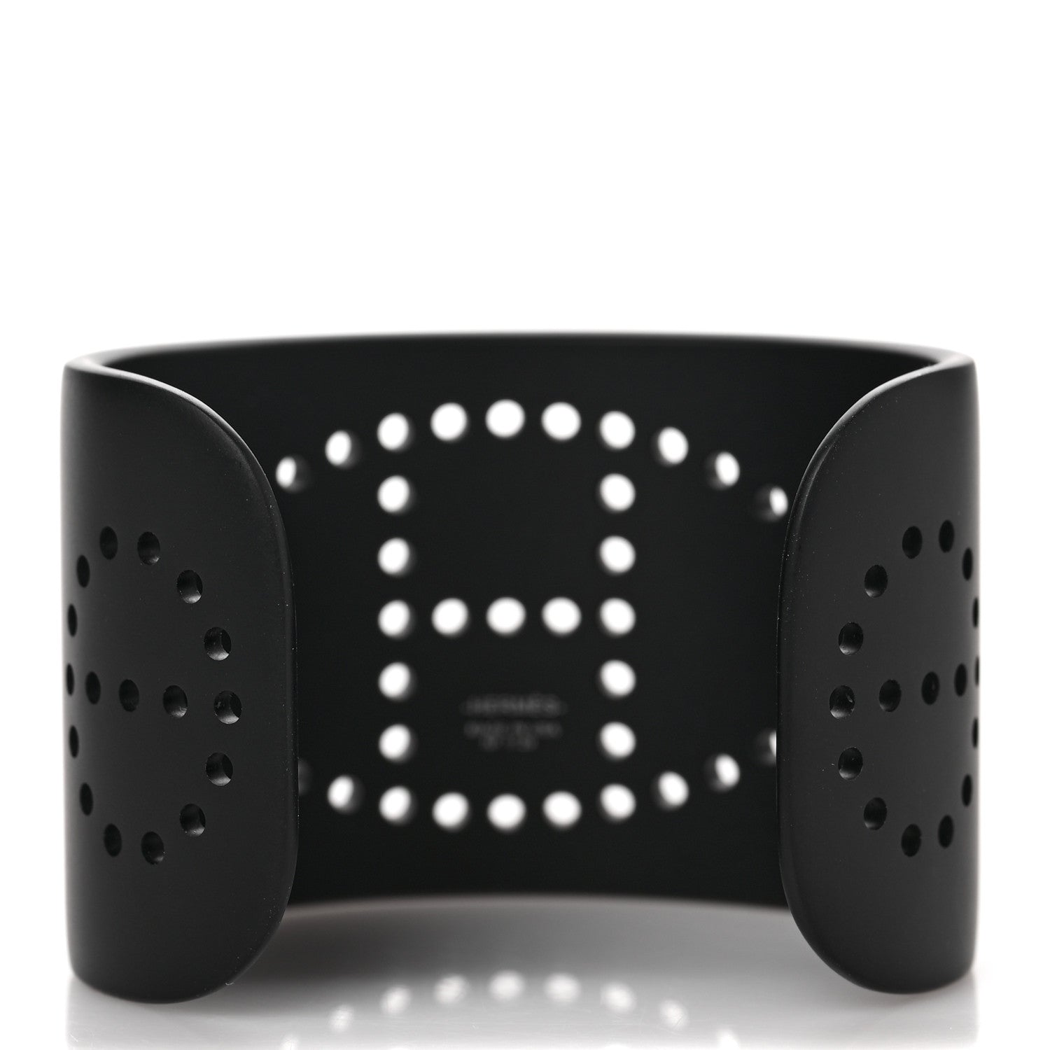 Hermes Aluminium Evelyne Sunset Cuff Bracelet T3 Black 2 of 4
