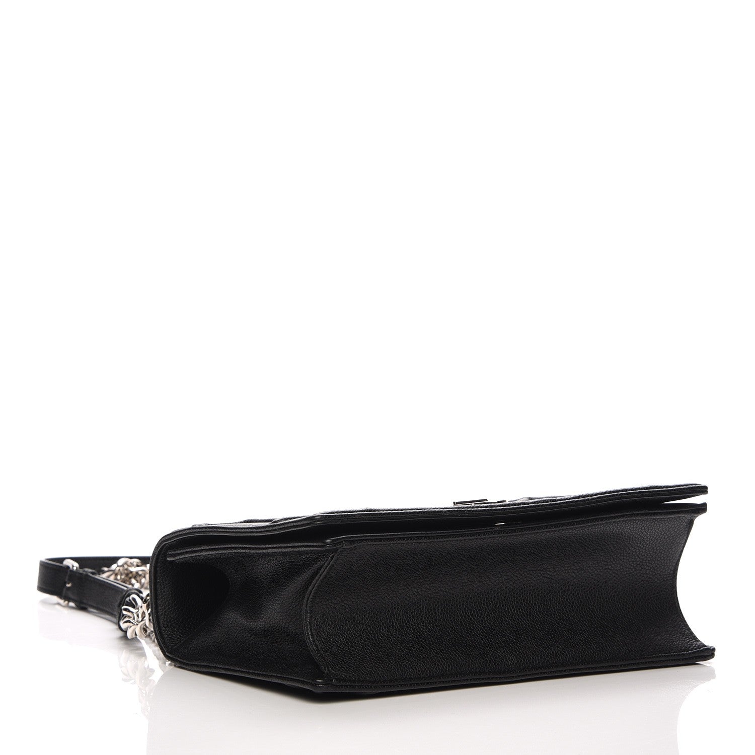 Christian Dior Grained Calfskin Medium Diorama Flap Bag Black 4 of 12